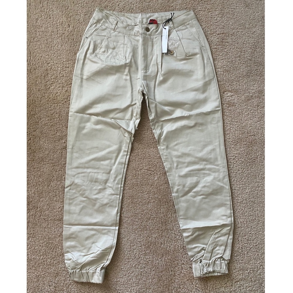 Khaki joggers